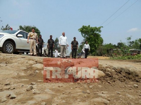'Assam-Tripura highway is the worst National Highway of India' : Pathetic condition of NH-44 eye witnessed by Governor 'Assam-Tripura highway is the worst National Highway of India' : Pathetic condition of NH-44 eye witnessed by Governor